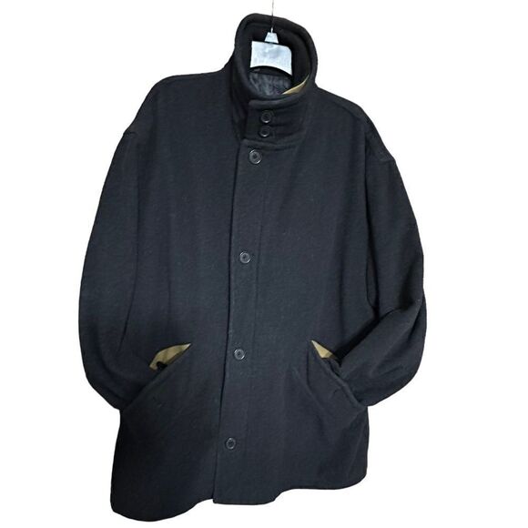 Vintage Savoy Taylor’s Guild Wool Blend Double Layered Men’s Peacoat Size Large - Picture 1 of 15
